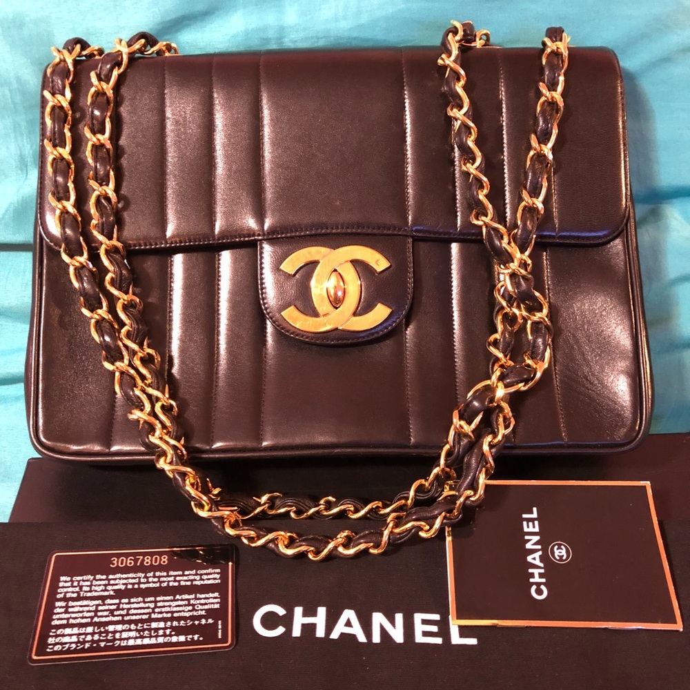 S O L  D...Authentic Chanel Jumbo madamesoille.